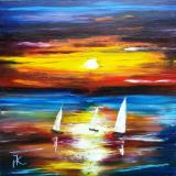 Afremov nur mit dem Spachtel 01